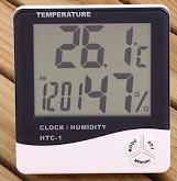 เครื่องวัดอุณหภูมิและความชื้นแบบตั้งโต๊ะ, Desktop Temperature and Humidity meter 
