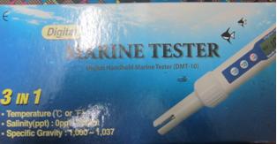 มิเตอร์วัดความเค็มในบ่อเพาะเลี้ยงสัตว์น้ำ, Digital Handheld Marine meter Tester 0 - 50ppt