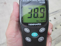 มิเตอร์วัดค่าพลังงานแสงอาทิตย์, Digital Solar Power Meter BTU, W/m2 Radiation Energy Cell Tester