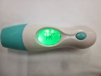 เทอร์โมมิเตอร์ดิจิตอล 4 in 1 วัดไข้ทางหู/หน้าผาก, 4 in 1 Baby Adult Digital LCD Ear Forehead Ambient Clock IR Infrared Thermometer